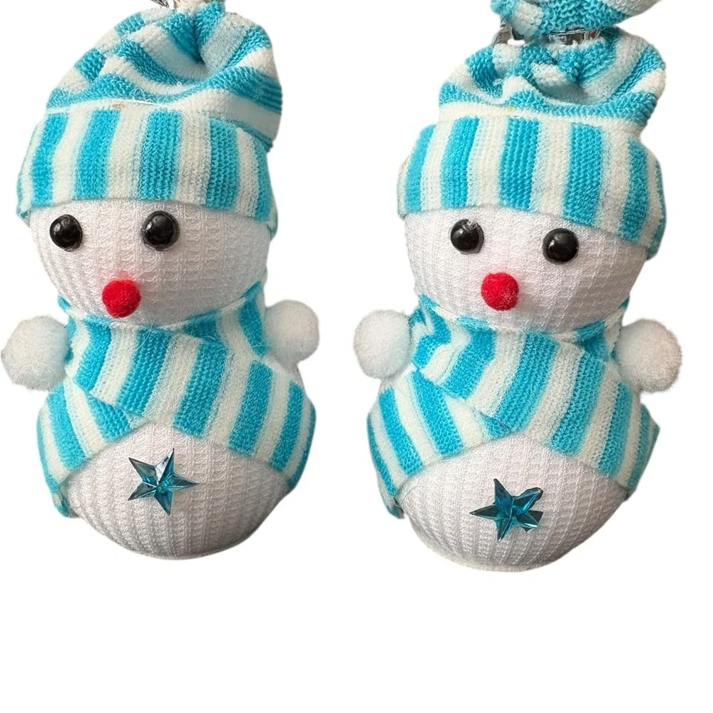 4 SNOWMAN ORNAMENTS‎